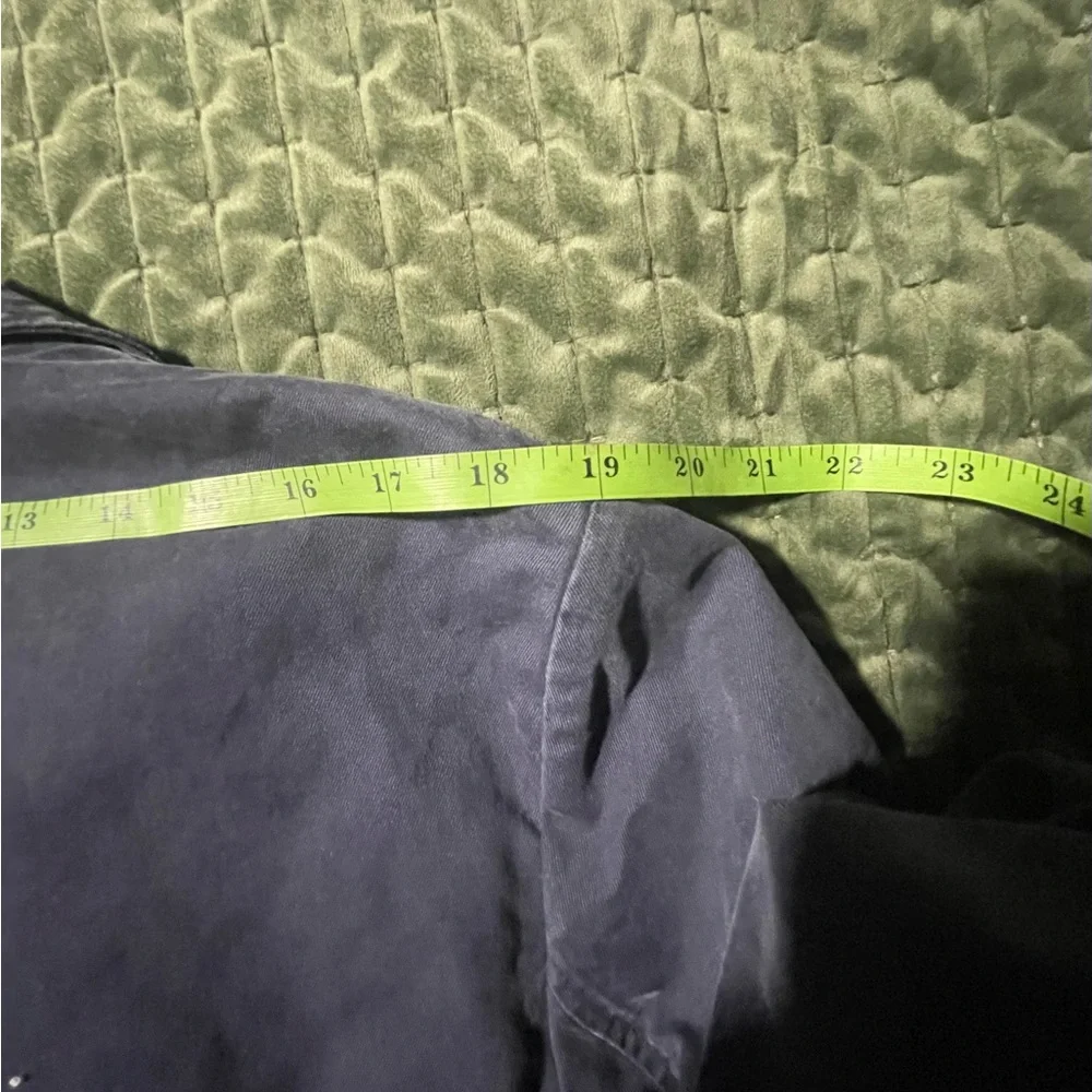 J. Crew Navy Men’s Blazer 3 Button 100% Cotton‎ Size Medium